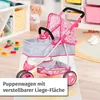 BABY born Deluxe Puppenwagen mit verstellbarer Liege-Fläche Produktbild-Vorschau 2