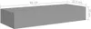vidaXL Scaffale a muro con cassetto Grigio 60x23,5x10 cm Anteprima dell’immagine prodotto 17