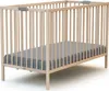 WEBABY - Klappbares Babybett 60x120cm Buche Natur Produktbild-Vorschau 1