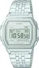 A close-up studio shot of a silver digital watch. Anteprima dell’immagine prodotto