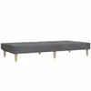 Design Schlafsofa 2-Sitzer Hellgrau Stoff, Schlafsofas 2024 Produktbild-Vorschau 6