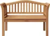 vidaXL Lavice hnědá 120 x 53,5 x 85 cm masivní teakové Náhled obrázku produktu 3