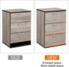 Yaheetech 2 x Nachtschrank Kommode Boxspringbett, Produktbild-Vorschau 4