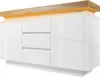 Sweiko Kommode, Hochglanz Sideboard mit 2 Türen und 3 Produktbild-Vorschau 19