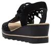 Rieker Damen Sandalette Schwarz Voir les images du produit 7