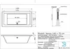 Basera CLASSIC Indoor Whirlpool Badewanne Naxos 140 x 75 cm Produktbild-Vorschau 10