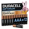 Duracell MN2400, piles AAA Micro Optimum, boîte de 12 Voir les images du produit 1