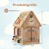 GOPLUS Spielhaus Kinder, Spielzeughaus aus Holz mit 23 Produktbild-Vorschau 5