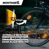 4x Speichenreflektoren Extra Verstärkt Stahlclips Orange Produktbild-Vorschau 5
