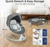 Babyschaukel, Caveen Elektrische bluetooth-Babywippe, 5 Produktbild-Vorschau 11