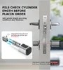 Fingerabdruck Smart Lock, Elektronisches Türschloss Produktbild-Vorschau 4