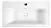 Aqualine SAVA 80 keramische wastafel, 80x46 cm, wit Productafbeelding-voorbeeld 4