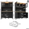 Flieks Küche Hochschrank mit Led, Küchenschrank mit Produktbild-Vorschau 4