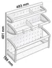 Hailo Auszug 3903001 Combi Vario Seitenwandauszug 3-etagig Produktbild-Vorschau 4