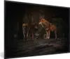 MuchoWow® Gerahmtes Poster Wolf - Tiere - Wald 90x60 cm - Produktbild-Vorschau 1