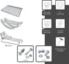 DAPRONA Laufrost Set für flache Dachziegel 60cm, Dachtritte Produktbild-Vorschau 7
