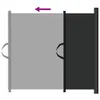 vidaXL Haustier-Barriere Ausziehbar Schwarz 117,5x125 cm Produktbild-Vorschau 5
