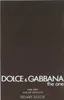 The image shows the front of a product box for Dolce & Gabbana The One for Men. Produktbild-Vorschau