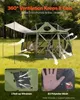 VEVOR Pop-up-Pavillon, 3,96 x 3,96 m, 13-seitiges, Produktbild-Vorschau 6