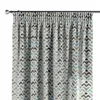Dekoria Vorhang mit Kräuselband, blau-beige, 130 x 100 cm Produktbild-Vorschau 3