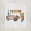 Mr. & Mrs. Panda Babydecke Igel Maronen - Weiß - Geschenk, Produktbild-Vorschau 5