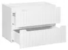 Armoire De Salle De Bain Sous Lavabo 80 Cm Blanc Mat Avec Voir les images du produit 7