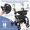 ELONEO 2in1 carrozzina rollator pieghevole e leggera con Anteprima dell’immagine prodotto 6