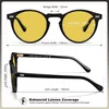CARFIA Polarisierte Sonnenbrille Herren Runden Rahmen Gelbe Produktbild-Vorschau 6