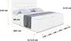 ALTDECOR Boxspringbett mit Matratze und Lattenrost  - BERO  Produktbild-Vorschau 5
