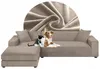 2er Set Sofabezug - Beige - 2-Sitzer 145-185 cm - Produktbild-Vorschau 1