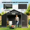 SUGIFT Gartenschuppen tragbar, Geräteschuppen Zelt, Produktbild-Vorschau 8