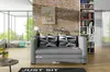 nabbi Wandelbares Sofa Nora - grau / Muster Produktbild-Vorschau 2