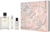 A gift set of Hermès Terre D'Hermès fragrances and shower gel, presented with a decorative box. Produktbild-Vorschau