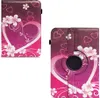 A product image showing a tablet case with a heart and flower design. Produktbild-Vorschau