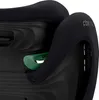 A close-up view of a black car seat with a green lever. Náhľad obrázku produktu