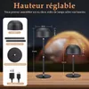 ZMH 2ER Lampe de chevet Touch Dimmable Batterie Lampe de Voir les images du produit 4