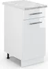 Küchenunterschrank Vicco Fame-Line Weiß Hochglanz 40 cm , Produktbild-Vorschau 1