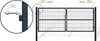 Doppelflügeliges Zauntor 3m RAZO H.120cm grau Produktbild-Vorschau 11