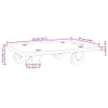 vidaXL Carrello da trasporto 2 pz. Rettangolare 50x35x11,5 Anteprima dell’immagine prodotto 8