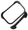 A black aluminum bumper case for an iPhone, shown on a white background. Produktbild-Vorschau