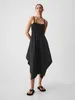GAP Damen A-Linien Kleid halblang mit Trägern und eckigem Produktbild-Vorschau 1