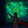 14 stücke Leuchtende Planeten Wandaufkleber Glow in The Produktbild-Vorschau 10