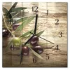Tulup Glasuhr Wanduhr Küchenuhr Echt-Glas 30x30 cm Modern Produktbild-Vorschau 1