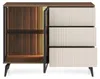 Sideboard Kommode YUKO 103 cm Nussbaum Kaschmir LED Produktbild-Vorschau 6