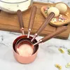sada 4 odmeriek z nehrdzavejúcej ocele s odmernou kockou Náhľad obrázku produktu 3