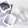 Dispenser per sapone liquido 300 ml, bianco con pannello Anteprima dell’immagine prodotto 2