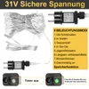 3x3M Lichtervorhang Innen Deko Weihnachten LED Lichterkette Produktbild-Vorschau 7