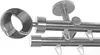 Innenlauf Gardinenstange Edelstahl Look, Durchmesser 20mm, Produktbild-Vorschau 1