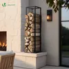 VOUNOT® Métal Étagère à bois de cheminée 33 x 33 x 112 cm, Voir les images du produit 7