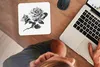 MuchoWow® Mauspad Mousepad Vintage - Rosen - Blumen 20x20 Produktbild-Vorschau 3
